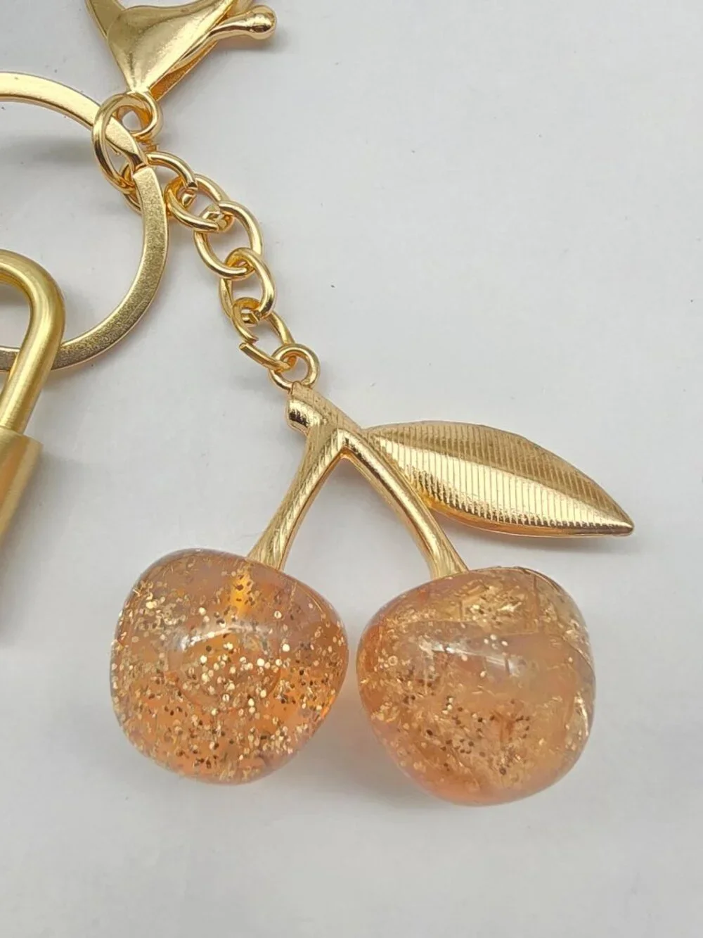 Authentic Louis Vuitton Gold Padlock 🔒 Key Set w/ Unbranded Cherry Bag Charm